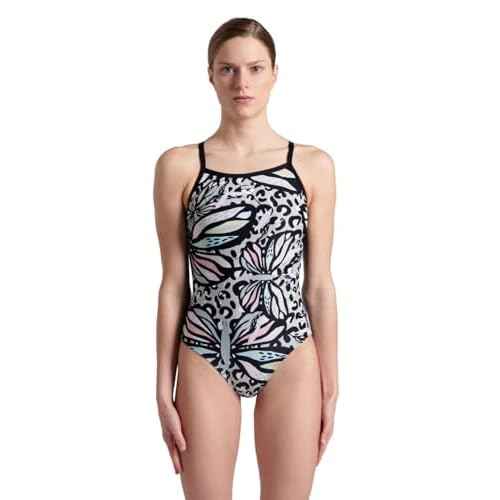 ARENA Womens Performance Women's Butterflies Light Drop Back Swimsuit