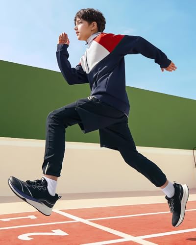 Kids Athletic Cushioned Ankle Socks - 7-10 Years, White - Pack of 6 Pairs