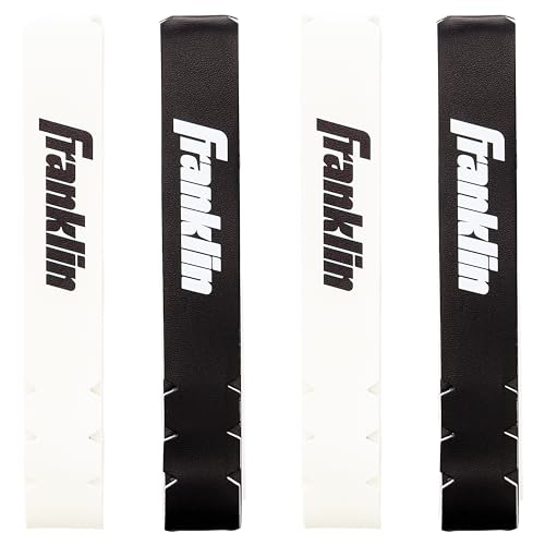 Pickleball Paddle Edge Guard Tape 14-16mm Fit - Black & White, 4 Pack