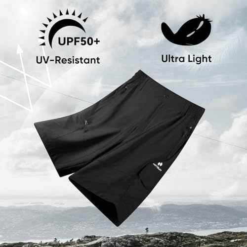 HOTSUIT Quick Dry Men's Lightweight Hiking Casual Cargo 9" Shorts with 5 Pockets