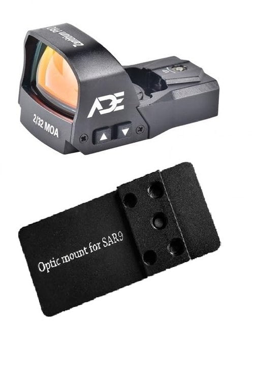 ADE RD3-015 PRO Shake Awake Red Dot + Optic Mounting Plate for SAR 9 USA SAR9 Gen 1 and Gen 2