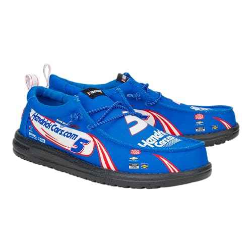 HEYDUDE X NASCAR, Men's Slip-on Loafers, Comfortable & Light-Weight