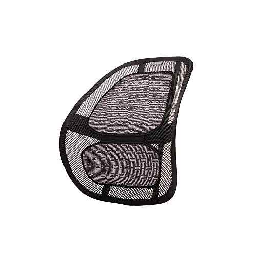 HoMedics Contouring Back Support, Ergonomic Design, 6 Electric Heat Settings with 2-Hour Shutoff, Heat Therapy for Back Pain Relief, Adjustable for Office or Home Chair