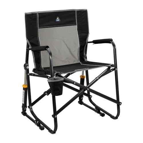 GCI OUTDOOR Freestyle Rocker Outdoor Rocking Chair with Beverage Holder