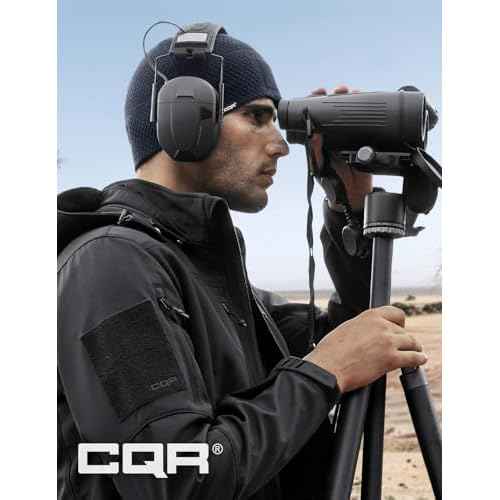 CQR Men's Fleece Tactical Beanie, Lightweight Army Military Skull Cap, Soft Warm Winter Hat with Small Pocket