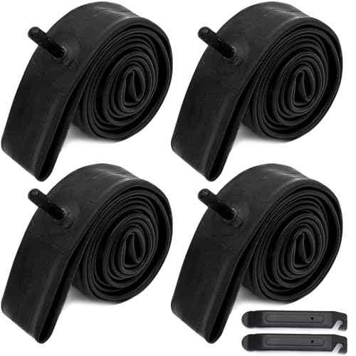CALPALMY 20"/26" Bike Inner Tube, Replacement Bicycle Tubes with 32mm Schrader Valve fit for 20x1.75/1.95 26x 1.75/1.95/2.125 Bike Tire