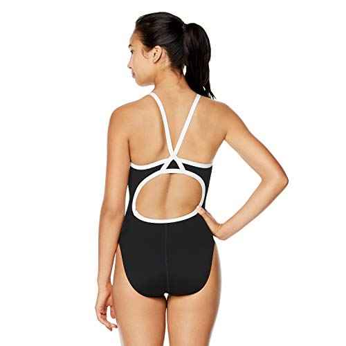 Speedo Women's Swimsuit One Piece Endurance+ Flyback Solid Adult Team Colors