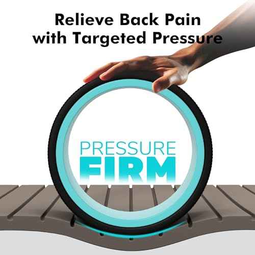 Furnhome Back Roller - Back Wheel for Deep Tissue Massage,Yoga Wheel for Back Pain & Stretching- Comfy Deep Tissue Massage Roller (3-Pack)
