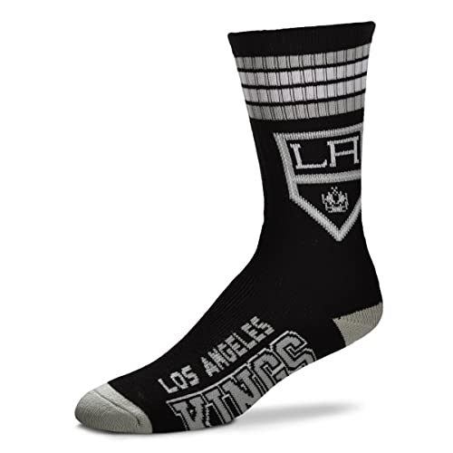 For Bare Feet NHL unisex-child 4 Stripe Deuce Crew Nhl