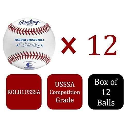 Rawlings | USSSA Baseballs | Competition Grade | ROLB1USSSA | Youth/14U | Multiple Count Options