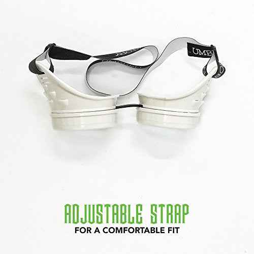 UMBRELLALABORATORY Hyper Vision goggles white Steampunk Rave Meme Glasses - nerd funny gift for men women