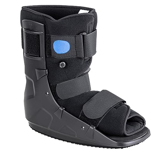Walking Boot for Sprained Ankle - Short Air Fracture Boot, Large Size