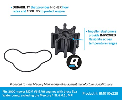 Marine Water Pump Repair Kit for Mercury V6 & V8 Engines