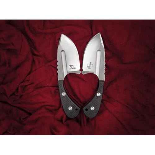 Boker Plus Sigyn - 1.97" Satin D2 Drop Point Blade with G10 Scales and Ball Chain Kydex Neck Sheath Designed by andre Schroter - 02BO037