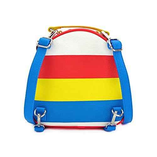 Loungefly Hello Kitty 45th Anniversary Stripes Convertible Mini Backpack