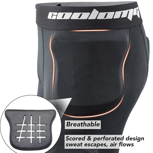 Youth Football Girdle with 5 Impact Pads Black Medium - Hip, Tailbone & Thigh Protection