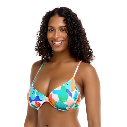 Smoothies Solo D-F Cup Bikini Top - Canary