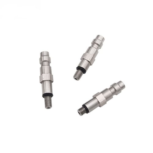 Heyxire Airsoft HPA Magazine Taps Valve Adapter Male Foster Quick Disconnect Coupler for KJW-WE