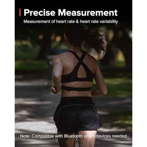SUUNTO Smart Heart Rate Belt, Accurate Bluetooth Heart Rate Measurement Sensor, Multiple sports Comfortable fit for Running & Swimming, 500H Long Battery Life with Internal Memory, Waterproof, Black