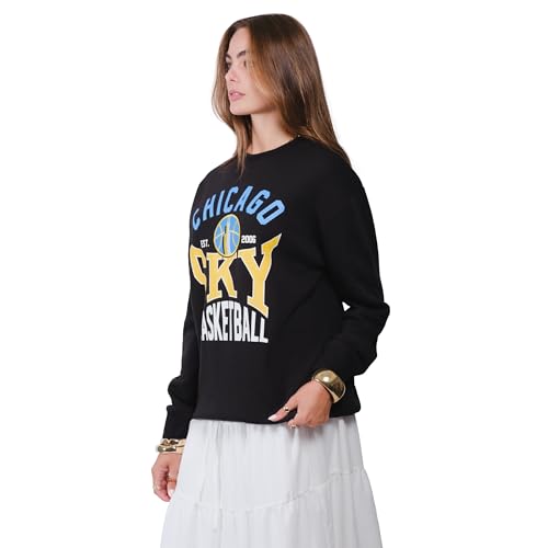 Unisex Oversized WNBA Crewneck Sweatshirt - Chicago Sky, Medium, Team Color