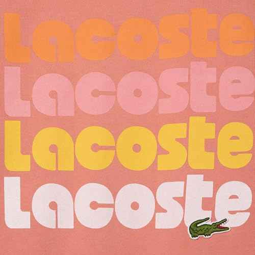Lacoste mens Relaxed Fit Sweater W/Hood and Graphics on Back