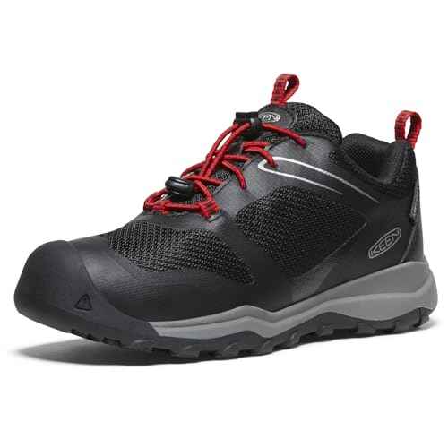 KEEN Unisex-Child Wanduro Low Height Waterproof Easy on Durable Hiking Sneakers