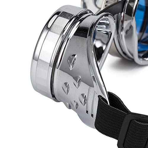 Lelinta Vintage Steampunk Goggles Glasses Spikes Halloween Costume Accessories for Men Women Cosplay Party