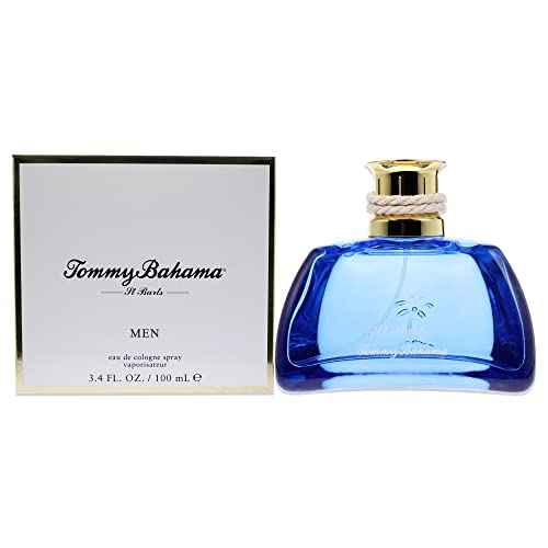 Tommy Bahama St. Barts Men Eau De Cologne for Men, Notes of Sparkling Lime, Guava Nectar, Vanilla, Palm Wood, Refreshing Island-Inspired Scent, Long-Lasting Fragrance