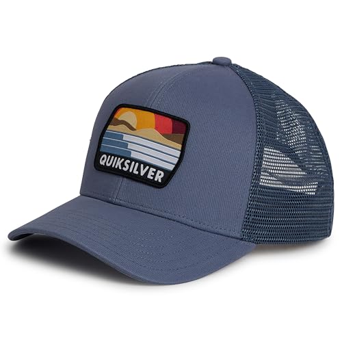 Quiksilver Men's Premium Cotton Adjustable Snap Back Logo Baseball Cap