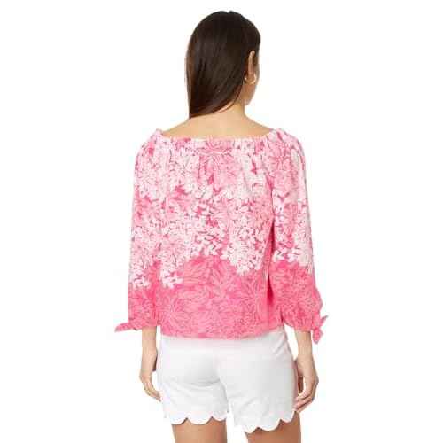 Lilly Pulitzer Women's Jamielynn Long Sleeve Off The Shoulder Top