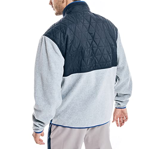 Nautica Mens Competition Sustainably Crafted Full-zip Mock-neck Jacket