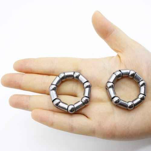 4pcs Bike Ball Bearing Retainer£¬Bicycle Ball Bearings, 8mm(5/16 Inch) X 7 Balls for Bike Crank Bottom Bracket Retainer Bike Parts Repair Accessories