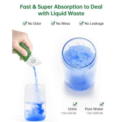 Portable Toilet Gel Camp Toilet Gel Portable Poo Gel