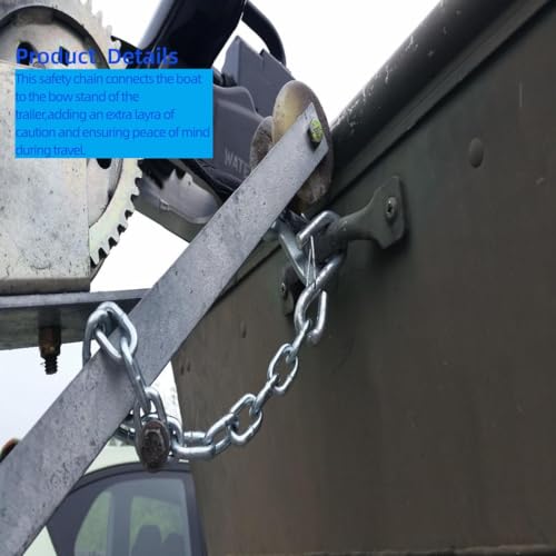 15-Inch Marine Towing Safety Chain Heavy Duty Boat Trailer Chain