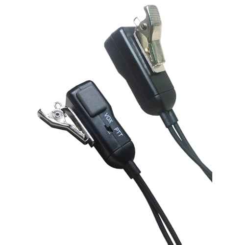 CYen Two-Way Radio Earpiece Compatible Midland Ear-Clip Headset for Midland Walkie Talkie Earpiece GXT1000VP4 T51VP3 T10 X LXT600VP3 2 Pack