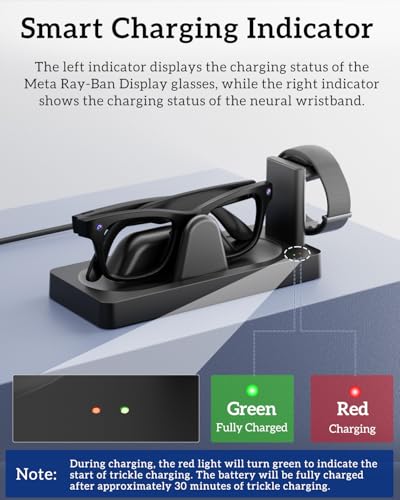 Charging Dock for Meta Ray-Ban Display & Neural Band Smart Glasses