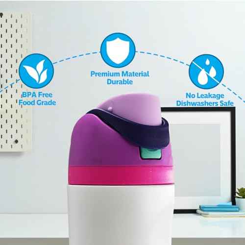 Replacement Cap for Owala Freesip,One Button Water Bottle Top Lid Compatible with Owala Cup 16oz 24oz 32oz 40oz, BPA-Free Replacement Lid Accessory for Owala Free Sip