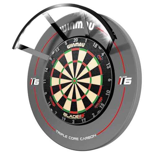 Winmau Polaris 120 Degree Dartboard Lighting with Magnetic Clamp (Warm White)
