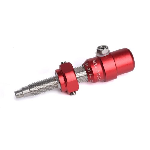 ELONG OUTDOOR Aluminium Archery Cushion Plunger Recurve Bows Screw-in Pressure Button for Right or Left Hand with Installation Tool
