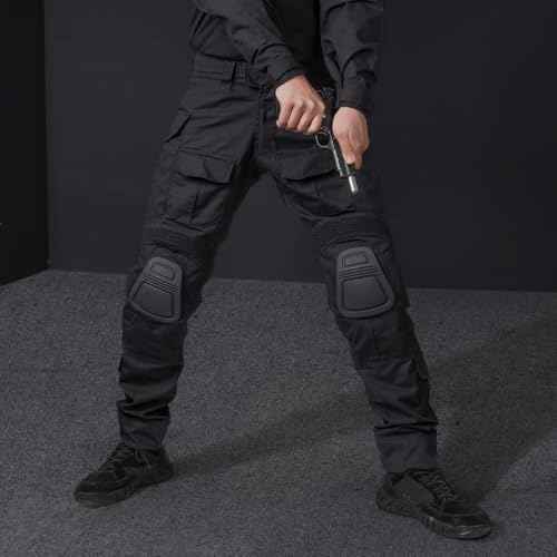IDOGEAR Men's G3 Combat Pants with Knee Pads Multi Camouflage Trousers Airsoft Hunting Paintball Tactical Outdoor Pants