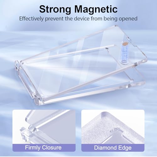 25 Pack Thick Magnetic Card Holders - 130PT Clear Display Protectors