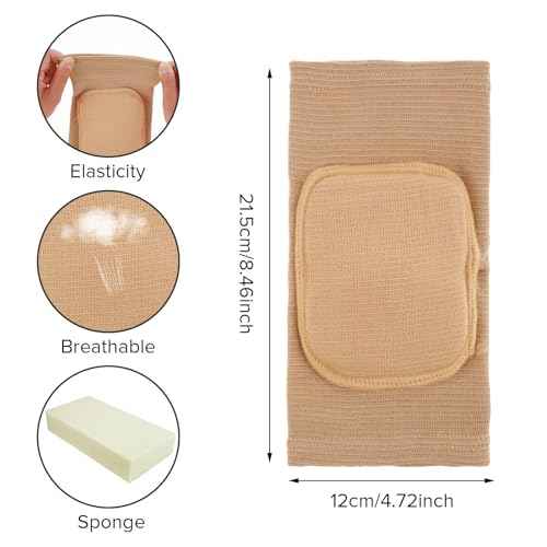 Arm Brace Pads Elbow Protector Strap Pair, Breathable Anti-Collision Sponge Tendonitis Fitness Volleyball Basketball Tennis Golfers Knee Support Band for Kids Men Women Elderly
