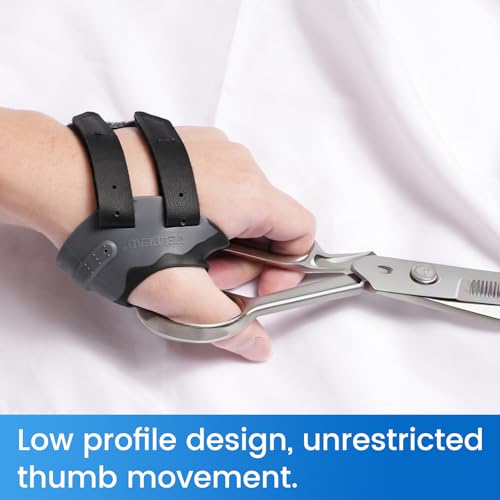 Velpeau CMC Thumb Brace for Osteoarthritis - Left Hand, Black, Medium