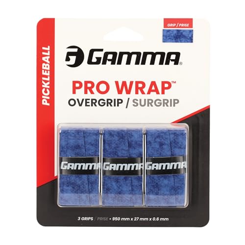 Blue Pickleball Pro Wrap Overgrip - Tacky, Soft, Durable, Moisture Absorbent, Versatile