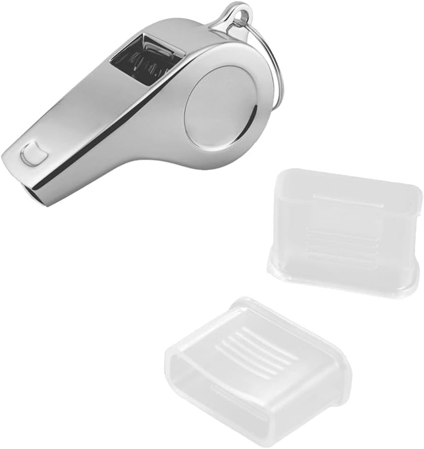 10 Pcs Transparent Whistle Cover with Finger Grip,Whistle Mouth Grip Whistle Protective Cover Sport Training Soccer Whistle Cover Whistle Finger Grip Cover Whistles Sports and Outdoor Accessories