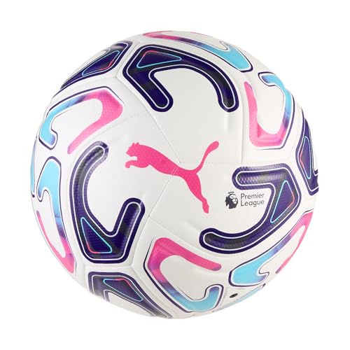 Soccer Ball - Premier League Replica for Training, 16-Panels, Reactivity - Puma White-Multicolor / 5