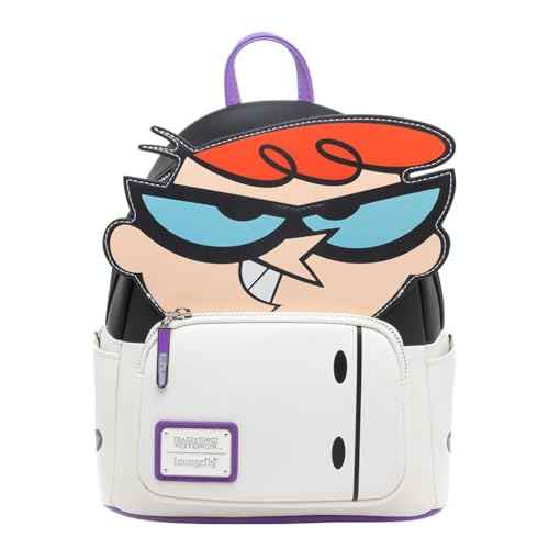 Loungefly Cartoon Network Dexter Glow in the Dark Cosplay Womens Backpack
