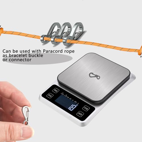 Mini Carabiner Clips Set - 90 Pcs Tiny Alloy Spring Snap Hooks for Keys, Backpack & Camping - S Variation