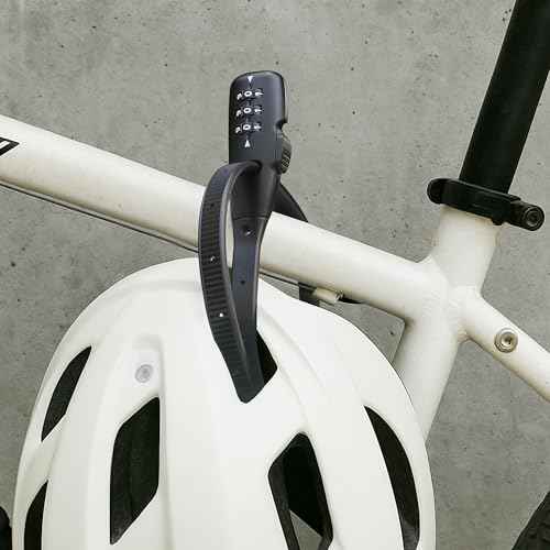 WARLION Zip Tie Lock - 3-Digit Adjustable Cable Lock, for Bike Rack, Motorcycle Helmet, Skateboard, Skis, French Door, Stroller & Cabinet - Ideal for Lightweight Security (1 Pack)