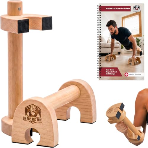 Magnetic Wooden Parallettes for Calisthenics & Bodyweight Training